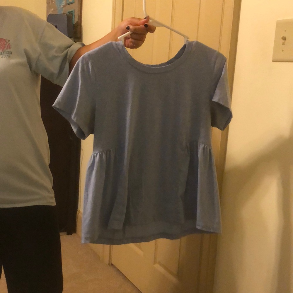 blue blouse